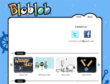 Tablet Screenshot of bloblob.com